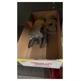 SHELF Unit full of hardware. Shelf is  H 87” x L 3’ x D 1’