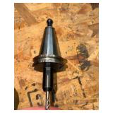 (10) CNC CV40 assorted tool holders with cutters & drills for milling