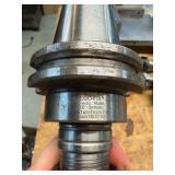 (10) CNC CV40 assorted tool holders with cutters & drills for milling