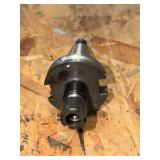 CNC CV40 assorted tool holders for milling; many appear to be new