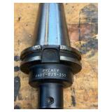 (10) CNC CV40 assorted tool holders with cutters & drills for milling