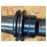 CNC CV40 assorted tool holders for milling; many appear to be new