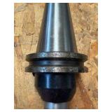 CNC CV40 assorted tool holders for milling; many appear to be new