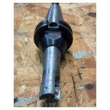 CNC CV40 assorted tool holders for milling; many appear to be new