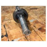 CNC CV40 assorted tool holders for milling; many appear to be new