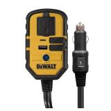 DEWALT 140-Watt Portable Car Power Inverter with Dual USB Ports