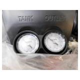 Husky 3 Gal. 120 PSI Portable Electric Oil-Free Light Duty Pancake Air Compressor with Fold Down Handle and 1-Quick Coupler