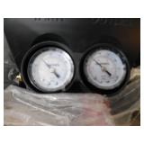 Husky 3 Gal. 120 PSI Portable Electric Oil-Free Light Duty Pancake Air Compressor with Fold Down Handle and 1-Quick Coupler