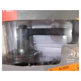 Kwikset Trafford Keyed Entry Handle and Single Cylinder Deadbolt Combo Pack featuring SmartKey Security in Matte Black