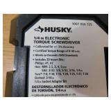 Husky 8-40 in./lbs. 1/4 in. Drive Electronic Torque Screwdriver