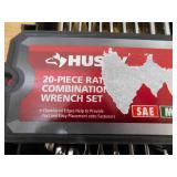 Husky 72-Tooth Ratcheting SAE/MM Combination Wrench Set (20-Piece)