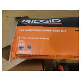 RIDGID 18V Cordless Reciprocating Saw Kit with 4.0 Ah Battery and Charger