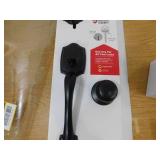 Kwikset Belleview and Cove Venetian Bronze Entry Door Knob Handleset and Single Cylinder Deadbolt feat. SmartKey and Microban