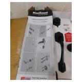 Kwikset Belleview and Cove Venetian Bronze Entry Door Knob Handleset and Single Cylinder Deadbolt feat. SmartKey and Microban