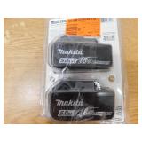 Makita 18V LXT Lithium-Ion High Capacity Battery Pack 5.0 Ah with LED Charge Level Indicator (2-Pack)