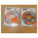 (2) RIDGID 7 in. Turbo Diamond Blade