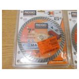 (2) RIDGID 7 in. Turbo Diamond Blade