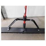 Libman 36 in. High Power Smooth Surface Push Broom Set with Brace and 60 in. Steel Handle