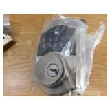 Defiant Castle Satin Nickel Compact Touch Electronic Single Cylinder Deadbolt