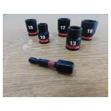 Milwaukee SHOCKWAVE 3/8 in. Drive SAE Standard 6 Point Impact Socket Set (6-Piece)