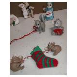 Christmas Ornaments Bunnies, Squirles, Koalas, Chipmunks