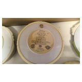 Precious Moments Vintage Retired Walking in Faith plate set of 9