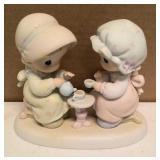 Precious Moments Figurine "Friendship Hits the Spot" Item#520748