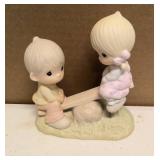 Precious Moments Figurine "Love Lifted Me" Item#E-1375/A