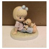 Precious Moments Figurine "No Bones about it-You