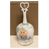 Precious Moments Figurine "Peace on Earth Anyway" Porcelain bell 1996