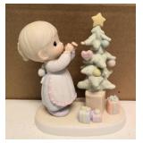 Precious Moments Figurine "God Cared Enough To send His best" Item#524476