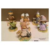 Precious Moments Figurine Wizard Of Oz Set of 7
