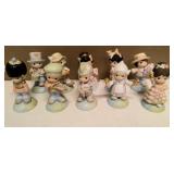Precious Moments Figurine "International Little" set of 10