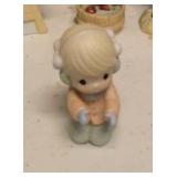 Precious Moments Figurine set of 5 = Item#634778, 456217, 732494, 456217, 650064