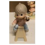 Precious Moments Figurine set of 5 = Item#634778, 456217, 732494, 456217, 650064