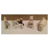 Precious Moments Figurine Vintage unicorns, "put a little punch in your birthday" item#BC931, 104418