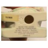 Precious Moments Figurine Vintage Ornaments Item#272949, 104515, 520489, "1996 Owl", 520403, "small sheep", and 520454