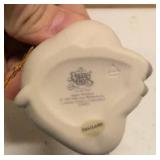 Precious Moments Figurine Vintage Ornaments Item#272949, 104515, 520489, "1996 Owl", 520403, "small sheep", and 520454