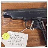 Ortigies .32acp WWI Pistol, Era 1919-1924 Nice