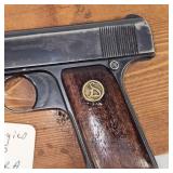 Ortigies .380 Auto WWI Pistol, Era 1919-1924 Nice