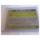 1987 Topps Bo Jackson Rookie Card...