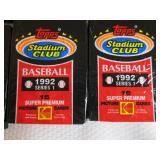 6 1992 Stadium Club Baseball Series...