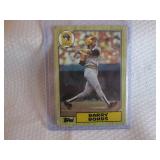 1987 Topps Barry Bonds Rookie Card...