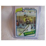 1980 Topps Ozzie Smith Card...