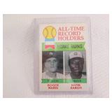 1979 Topps Hank Aaron & Maris Recor...