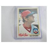 1978 Topps Carl Yastrzemski Card...