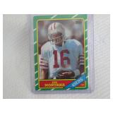 1986 Topps Joe Montana Card...