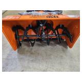 34" Stand-On Gas-Powered Snow Blower, Dual Stage, Rubber Track, LED Light, 50â Throwing Distance