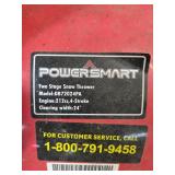 Power Smart 2 Stage 24"Snowblower