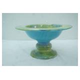 Hand-Painted in Italy Footed Centerpiece. 14" diameter by 7" tall